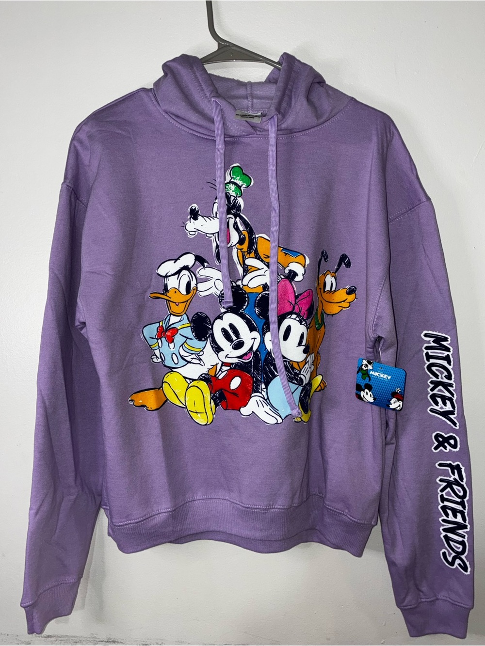 Disney Purple Mickey & Friends Crewneck Sweater